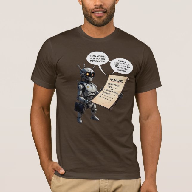 A funny end-of-the-world  T-Shirt (Front)