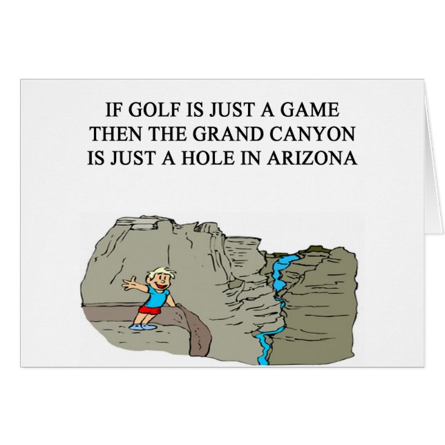 a funny golf design (Front Horizontal)