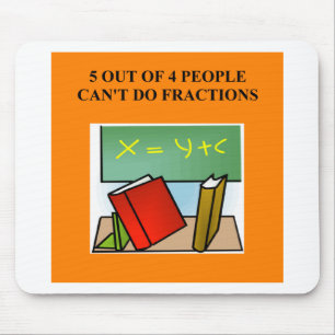 a funny math joke mouse mat