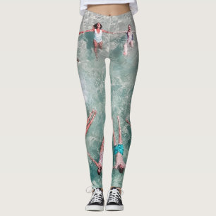 "A Funny Moment in the sea" Leggings