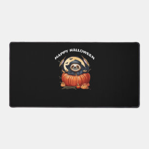 A funny sloth celebrating Halloween Essential T-Sh Desk Mat