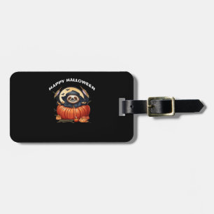 A funny sloth celebrating Halloween Essential T-Sh Luggage Tag