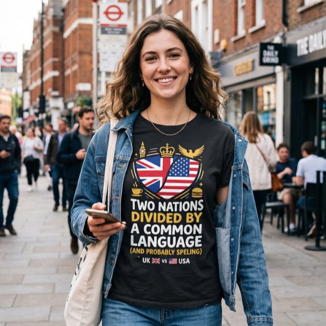 A funny two Nation Design T-Shirt (Creator Uploaded)
