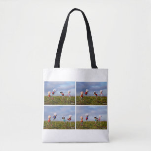 A furry comic about love. tote bag