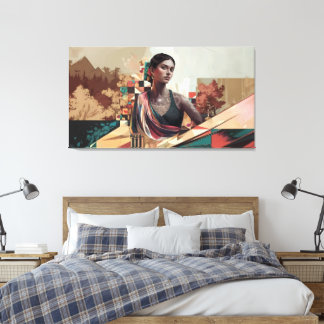 A Fusion of Tradition and Modernity Canvas Print