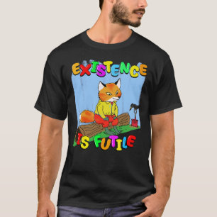 A Futile Existence Fox and Crow T-Shirt