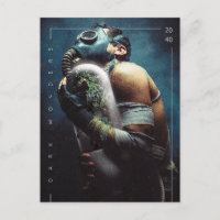 A futuristic plant oxygen mask dark wonders