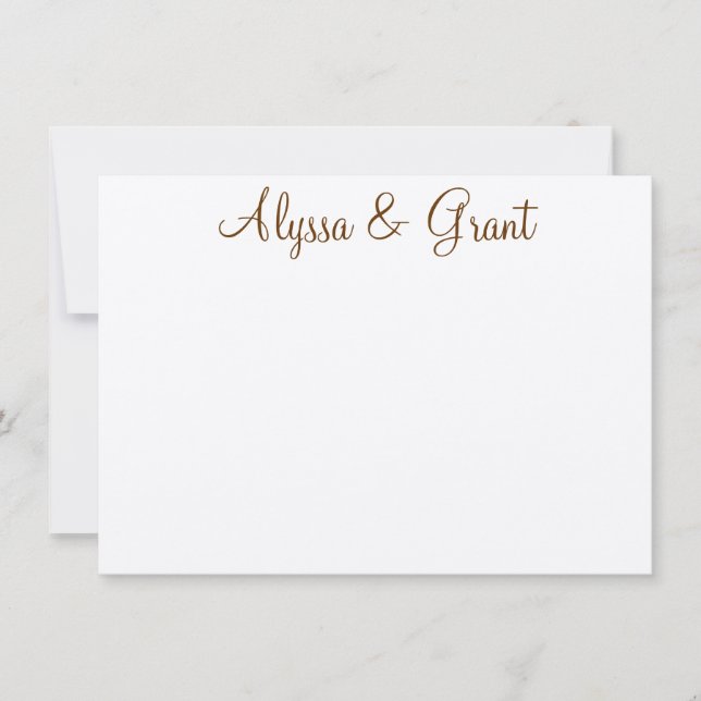 A&G custom note card (Front)