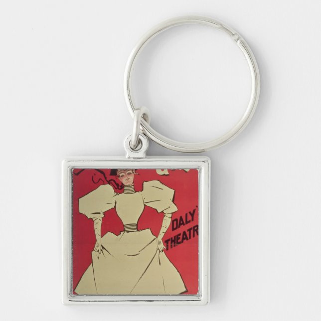 A Gaiety Girl at the Daly's Theatre Key Ring (Front)