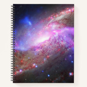 A Galactic Light Show In Spiral Galaxy Ngc 4258. Notebook