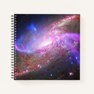 A Galactic Light Show In Spiral Galaxy Ngc 4258. Notebook