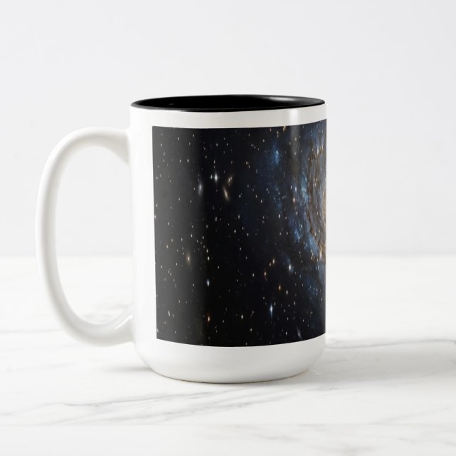 A Galaxy in Space Two-Tone Coffee Mug (Left)