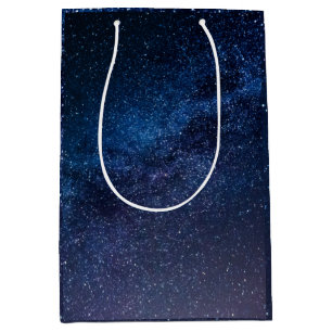 A galaxy of stars in the night Cute Medium Gift Bag