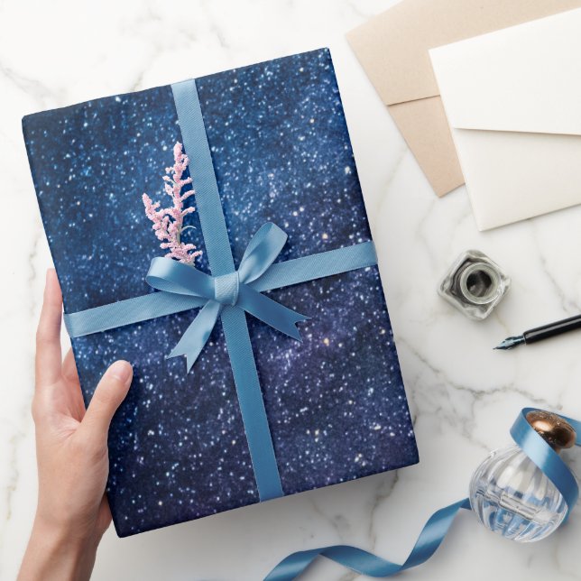 A galaxy of stars in the night Cute Wrapping Paper (Gifting)