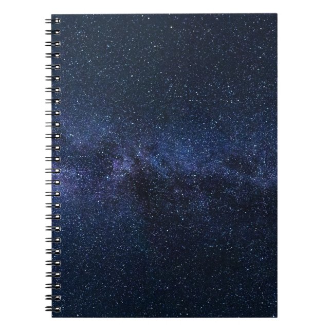 A galaxy of stars in the night sky notebook (Front)