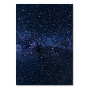 A galaxy of stars in the night sky table number