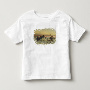 A Galloping Winter Troika at Dawn Toddler T-Shirt