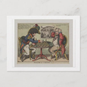 A Game At Chess Postcard