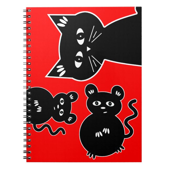A Game of Cat and Mouse Notebook (Front)