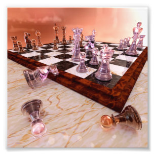A Game of Chess Photo Print
