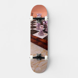A Game of Chess Skateboard