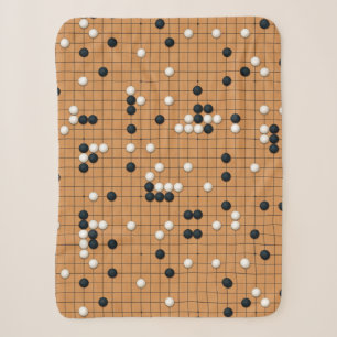 A game of Go Sherpa Blanket