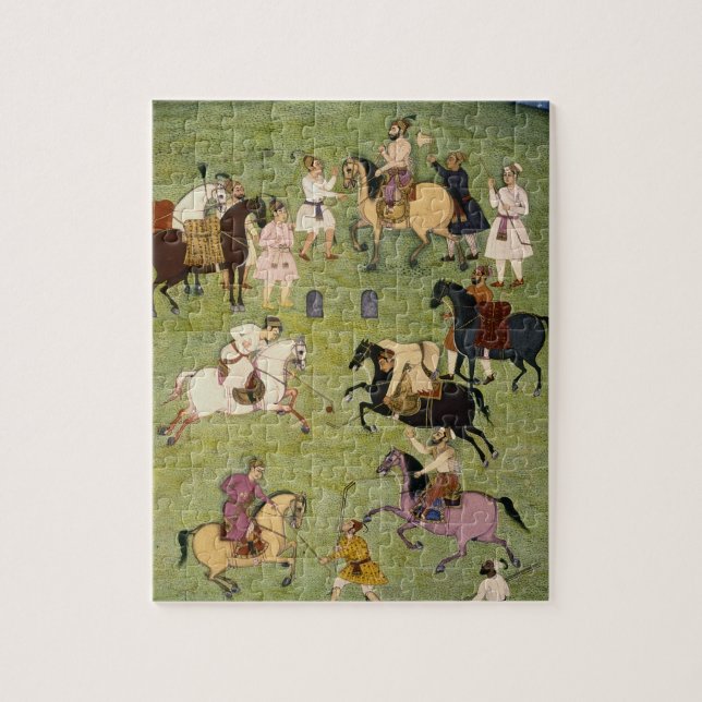 A Game of Polo, from the Large Clive Album Jigsaw Puzzle (Vertical)