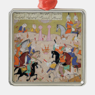 A Game of Polo Metal Tree Decoration