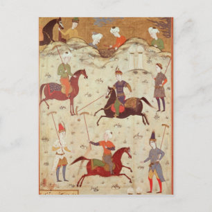 A Game of Polo Postcard