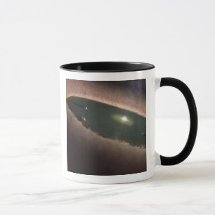 A gap in a protoplanetary, or planet-forming mug