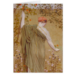 A Garden by Albert Joseph Moore, Vintage Portrait