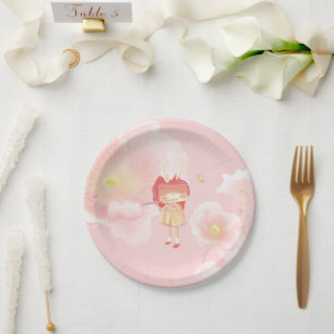 A Garden in My Heart Paper Plate