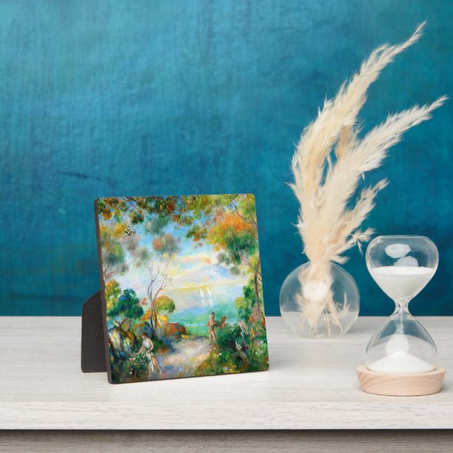 A garden in Sorrento, August Renoir  Plaque (Insitu)