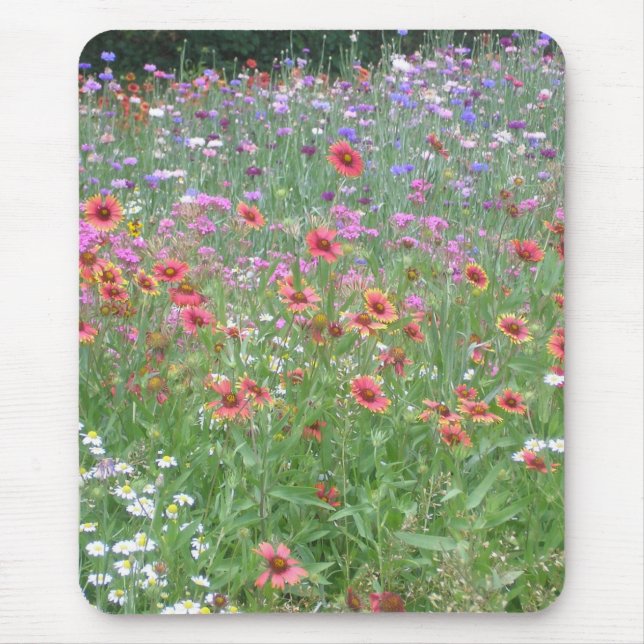 A Garden of Wildflowers Mouse Mat (Front)