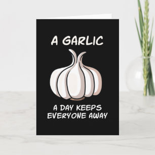 A Garlic A Day Garlic Vegetable Cook Card