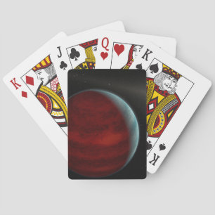 A Gas Giant Planet Around A White Dwarf Star. Playing Cards