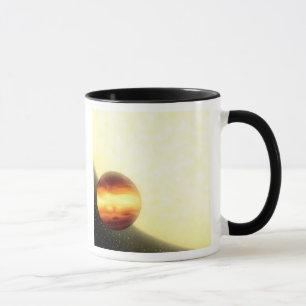 A gas-giant planet orbiting very close mug