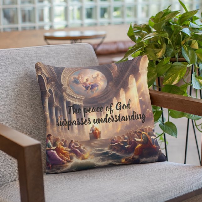 A Gathering of Souls in a Room Cushion (Creator Uploaded)