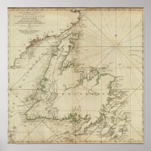 A General Chart Of The Island Of Newfoundland