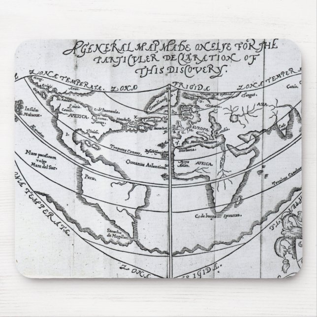 A General Map Mouse Mat (Front)