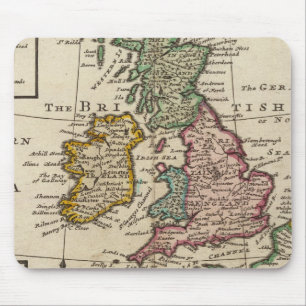 A general map of Great Britain and Ireland Mouse Mat