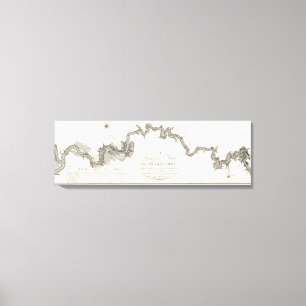 A General Map Of The River Ohio Canvas Print