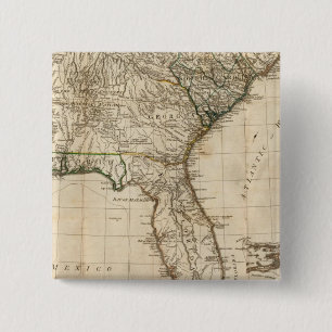 A General Map of the Southern British Colonies 15 Cm Square Badge