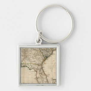 A General Map of the Southern British Colonies Key Ring
