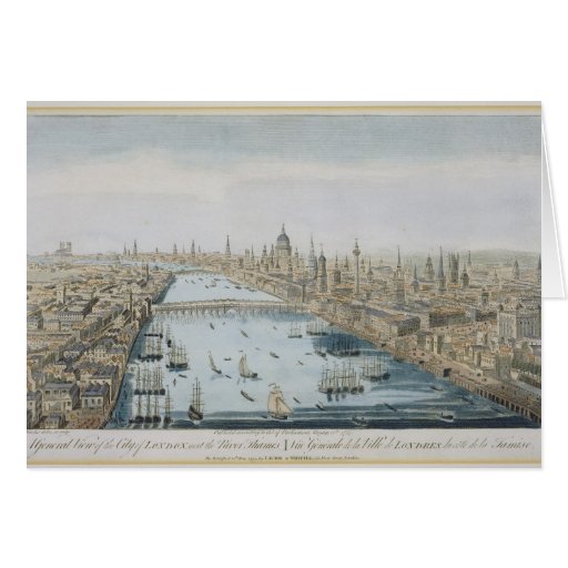Image of A General View of the City of London and the River