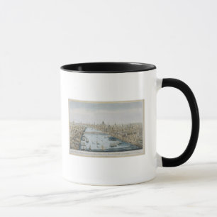 A General View of the City of London and the River Mug