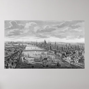 A General View of the City of London Poster
