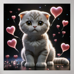 A Gentle Gaze, A Kind Soul: Cat & Kindness Poster