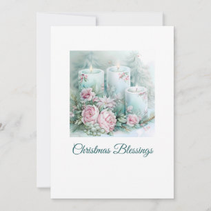 A Gentle Light – Pastel Christmas Card