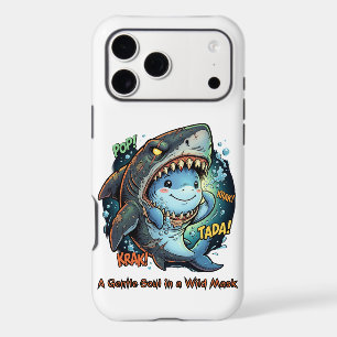 A Gentle Soul in a Wild Mask Cute shark